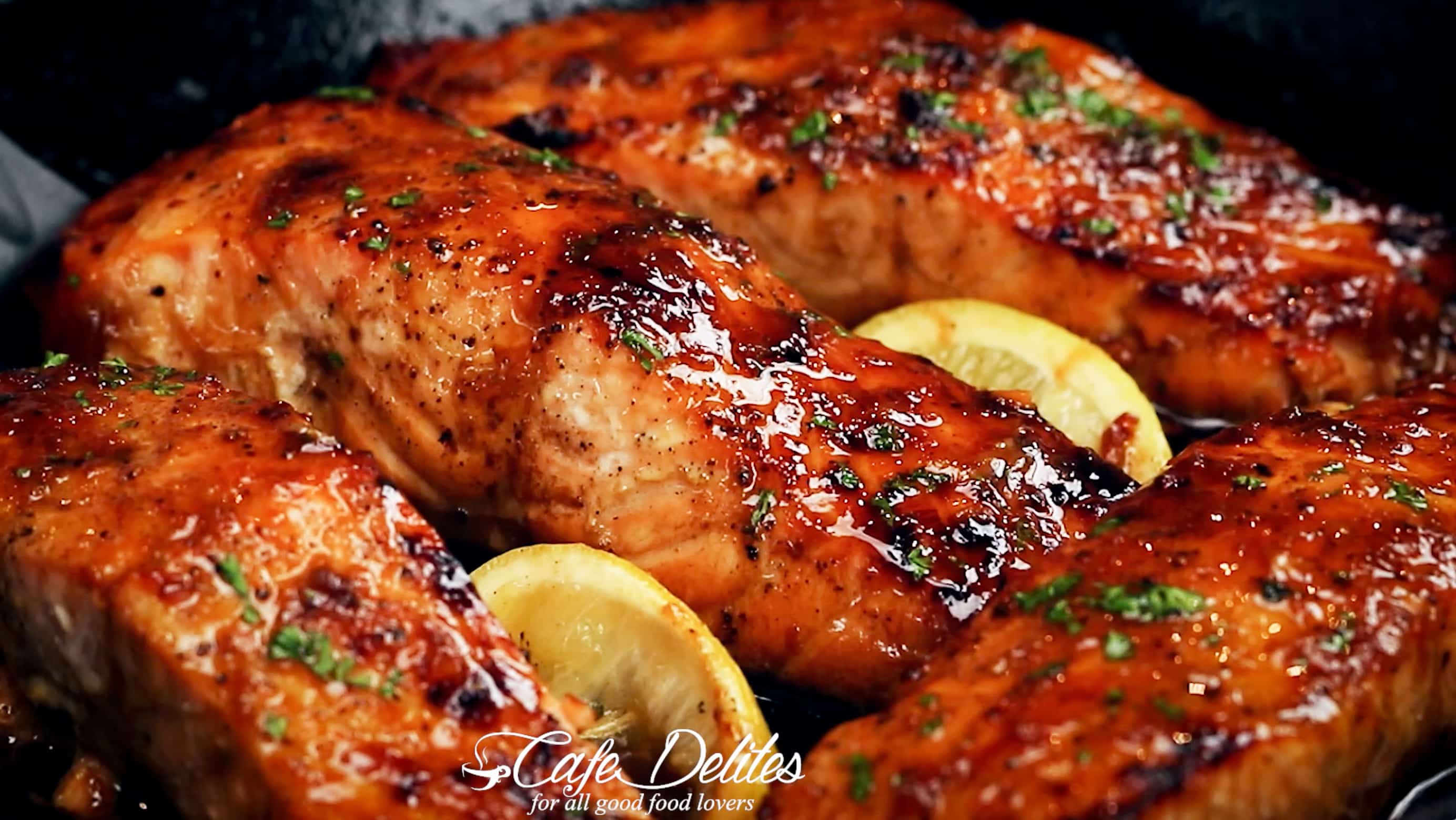 Easy Honey Garlic Salmon Cafe Delites