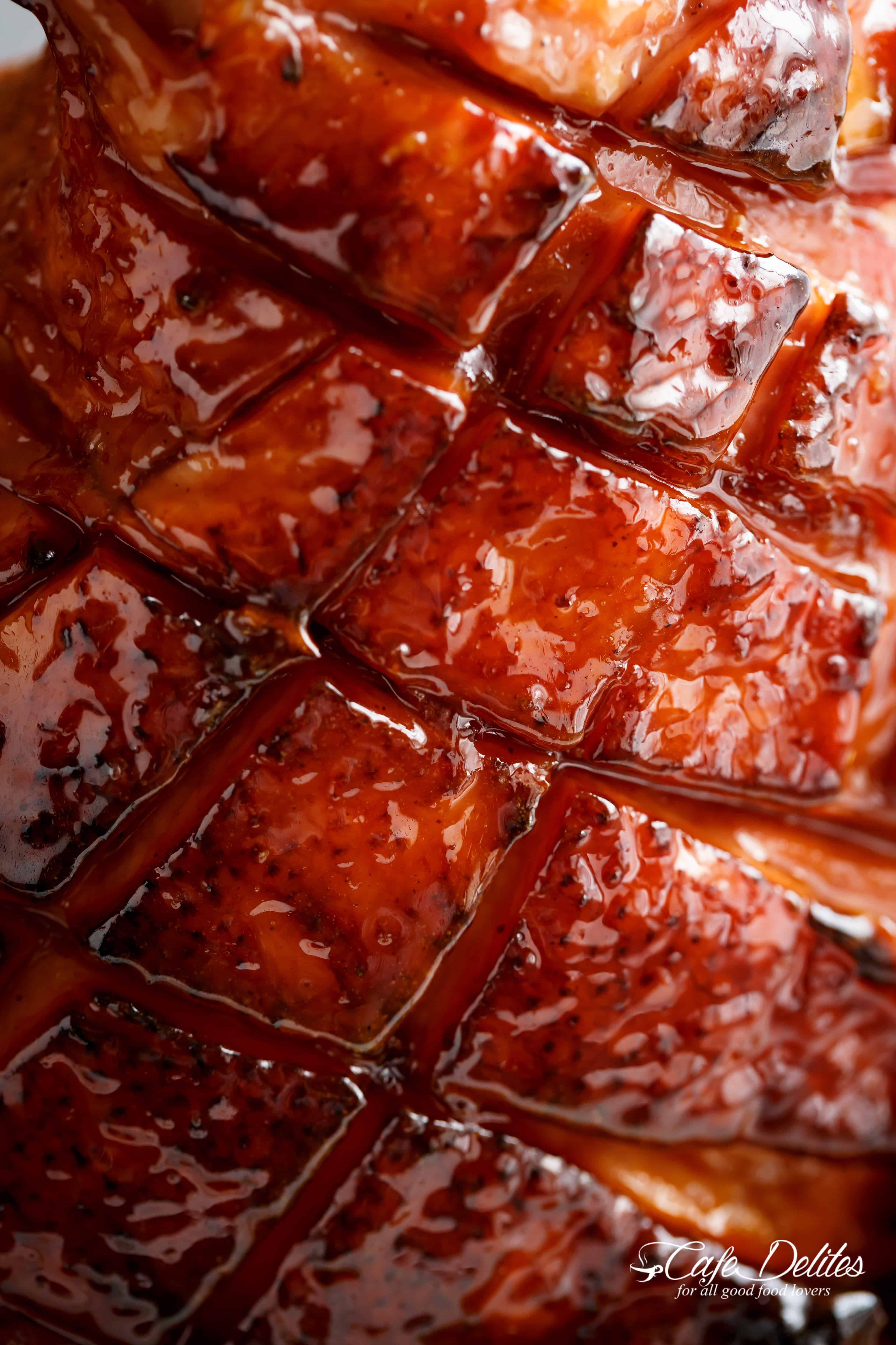 Simple Baked Ham with Brown Sugar Glaze