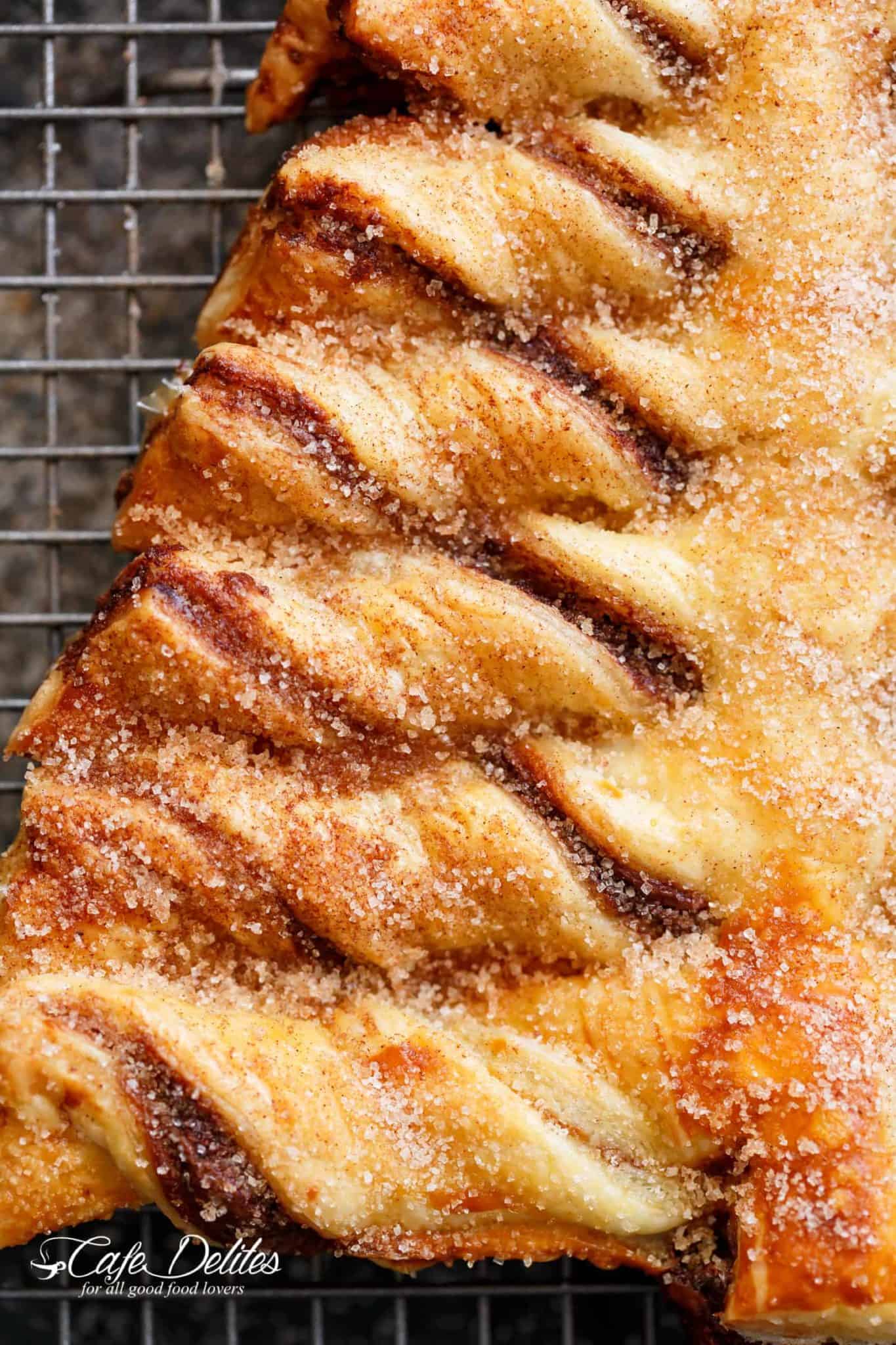 Churro Nutella Christmas Tree Cafe Delites