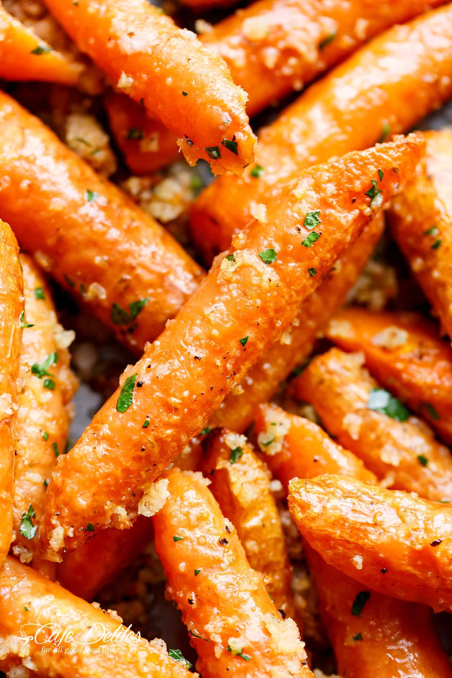 Garlic Parmesan Roasted Carrots Recipe Cart 1873