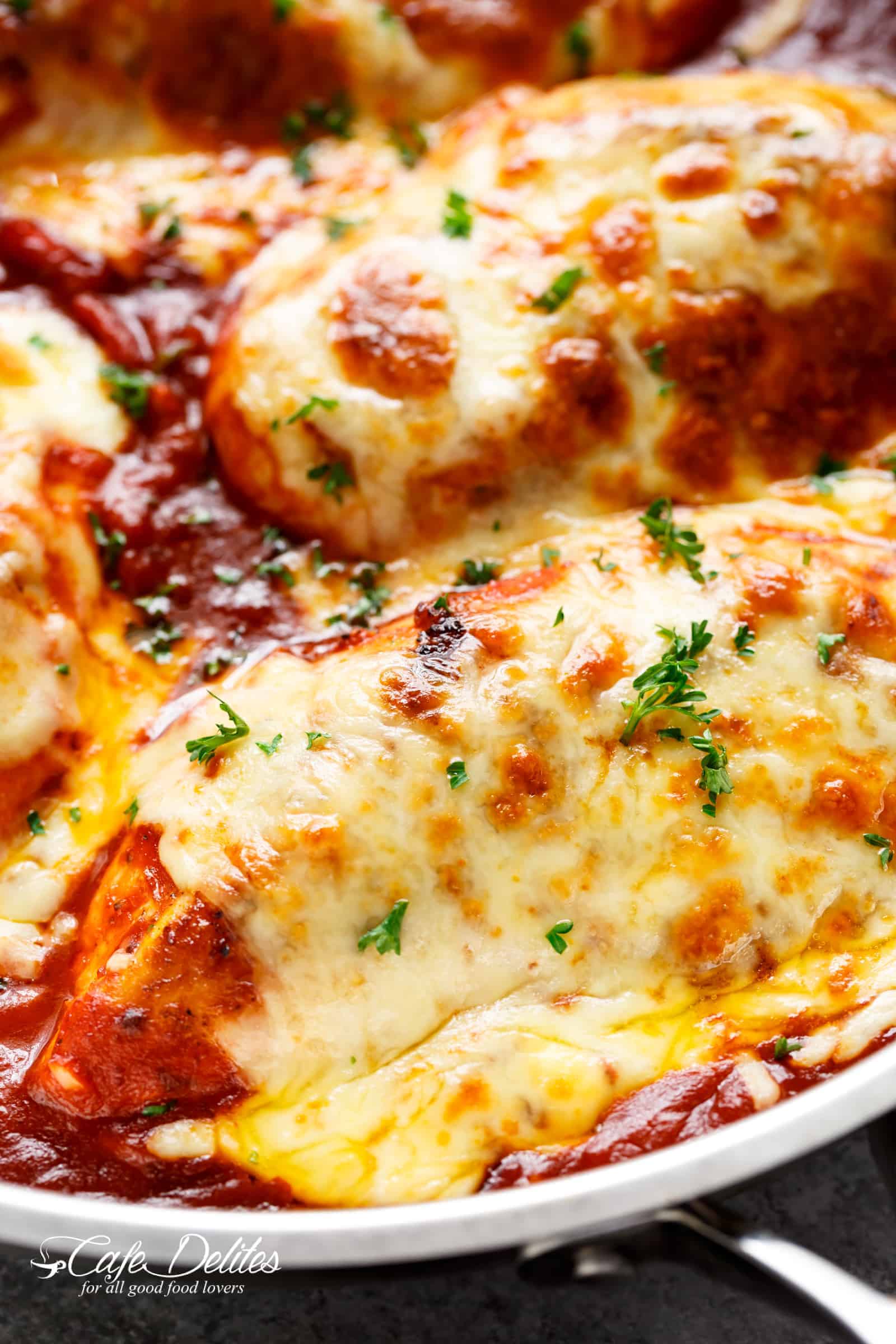 Easy Mozzarella Chicken Recipe Low Carb Chicken Parm