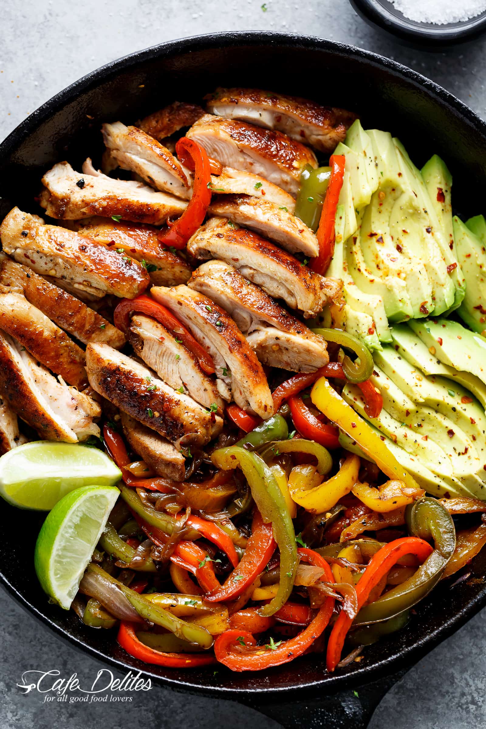 Best Chicken Fajitas - Cafe Delites