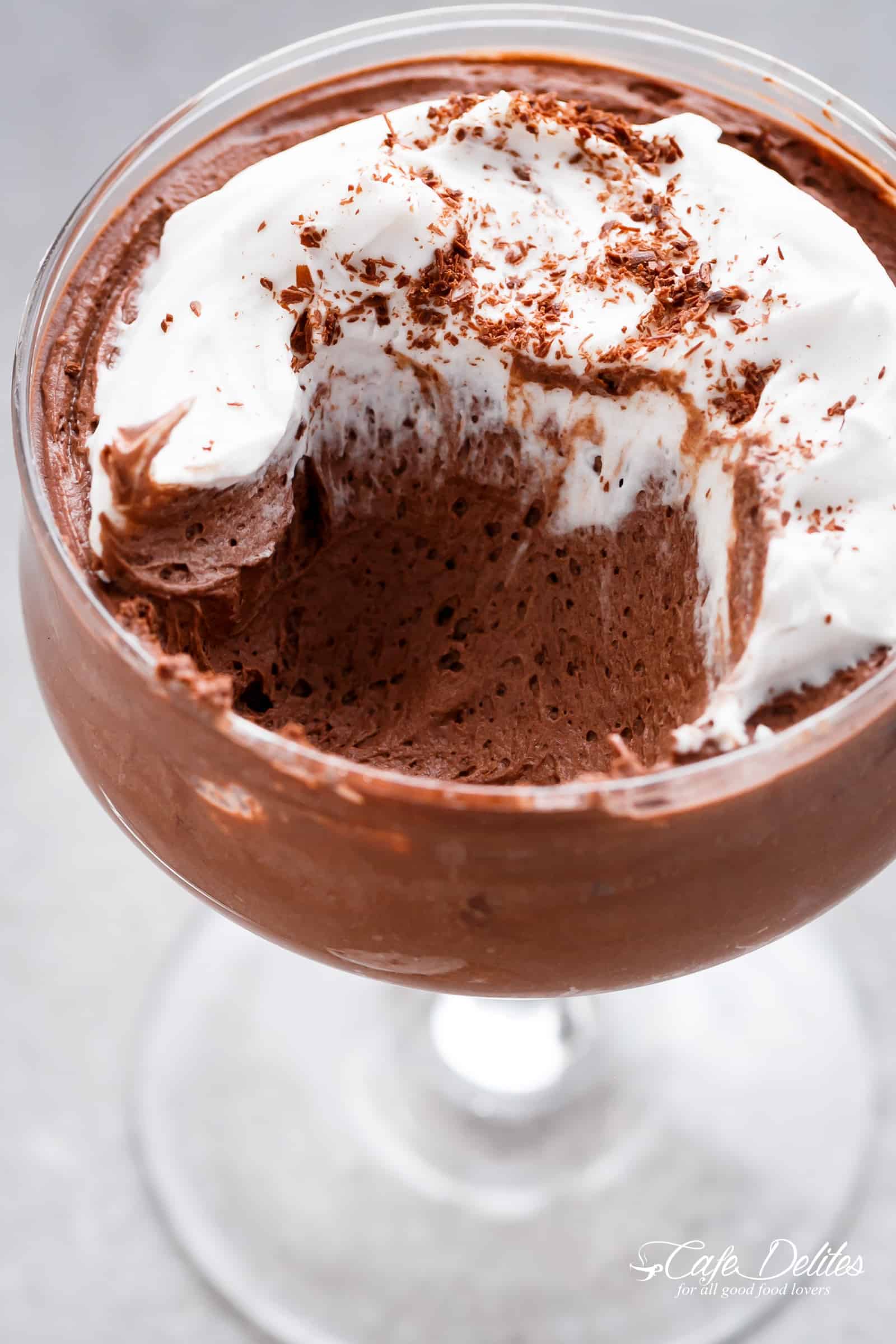 3 Ingredient Double Chocolate Mousse Low Carb Video Cafe Delites