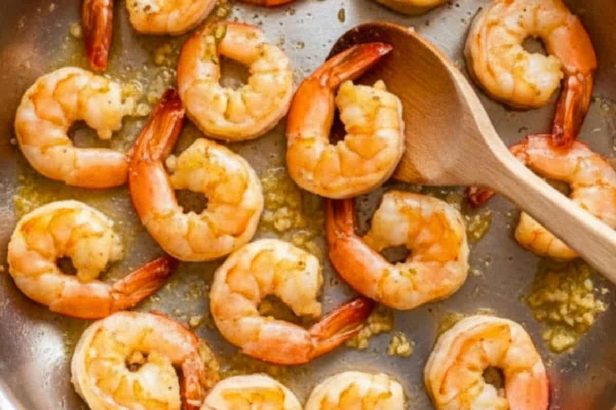 Add the shrimp and fry until cooked through.