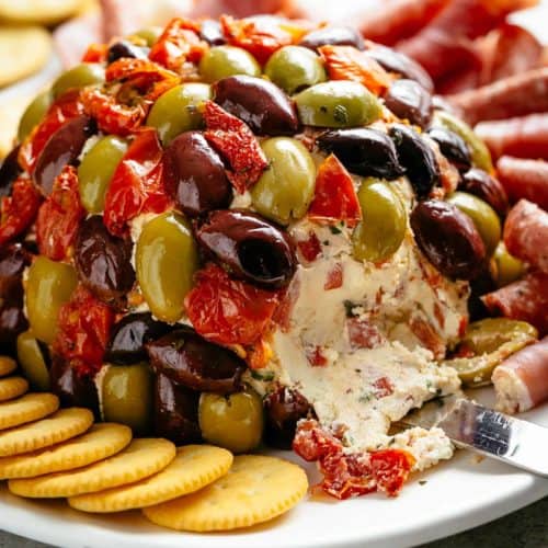 Cheese Ball Antipasto is a perfect centre piece for any occasion Cheese Ball Antipasto