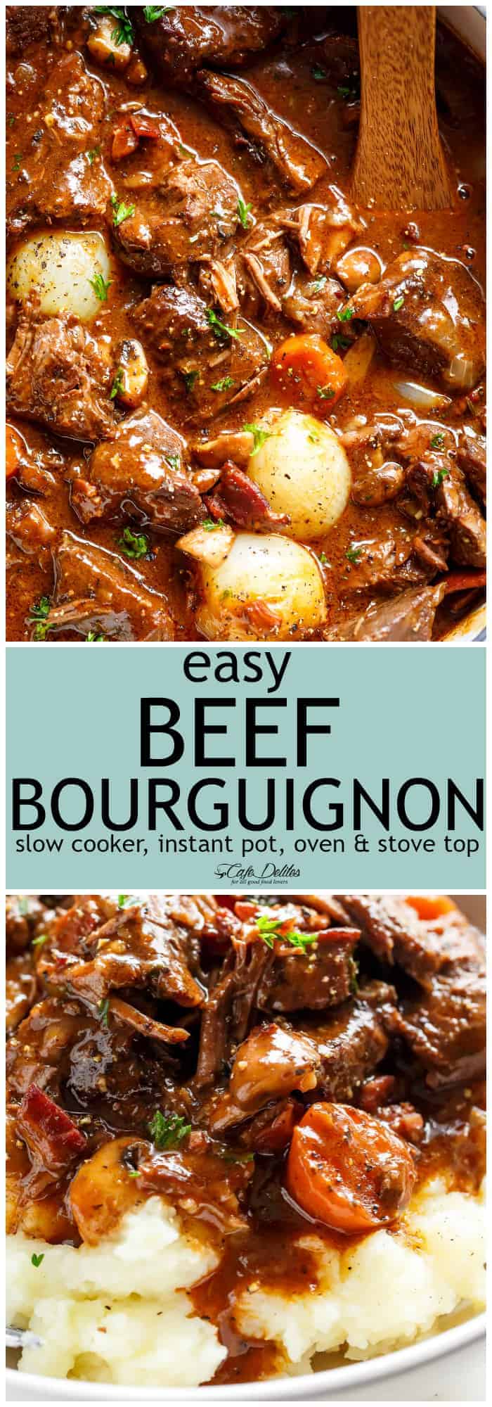 Beef Bourguignon (Julia Child Recipe) Cafe Delites