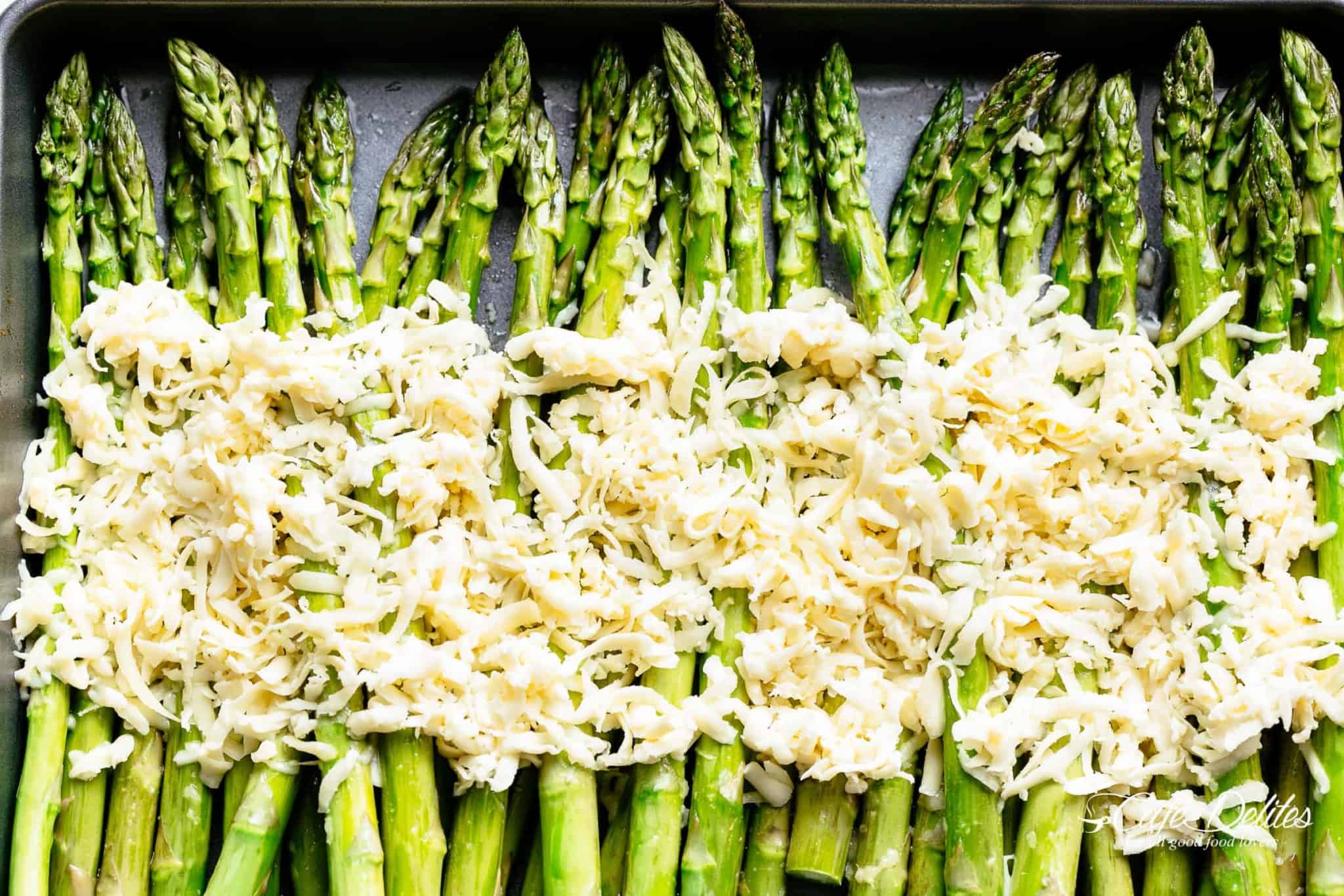 Cheesy Garlic Roasted Asparagus Cafe Delites