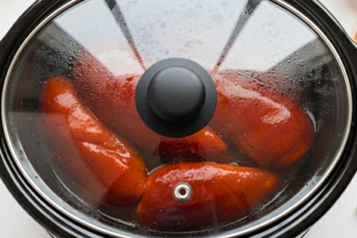 Cover and cook on Low for 3 to 4 hours.