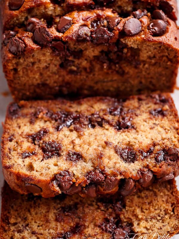 Slices of Best Banana Bread