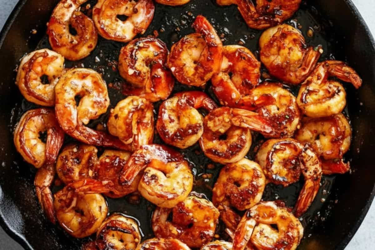 Returned the first batch of shrimp to the pan and poured in the remaining lime butter sauce. - 9