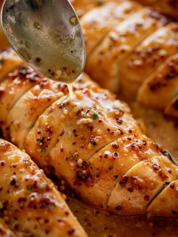 Juicy Honey Mustard Baked Chicken Breasts will become your new favorite chicken breast recipe.