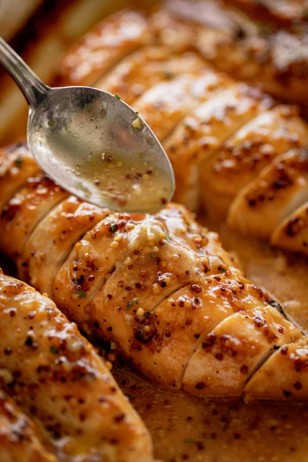 Baked Chicken Breasts with Honey Mustard Sauce - Cafe Delites