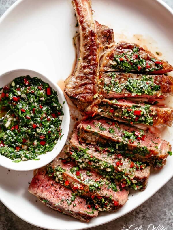 Steaks with Chimichurri!
