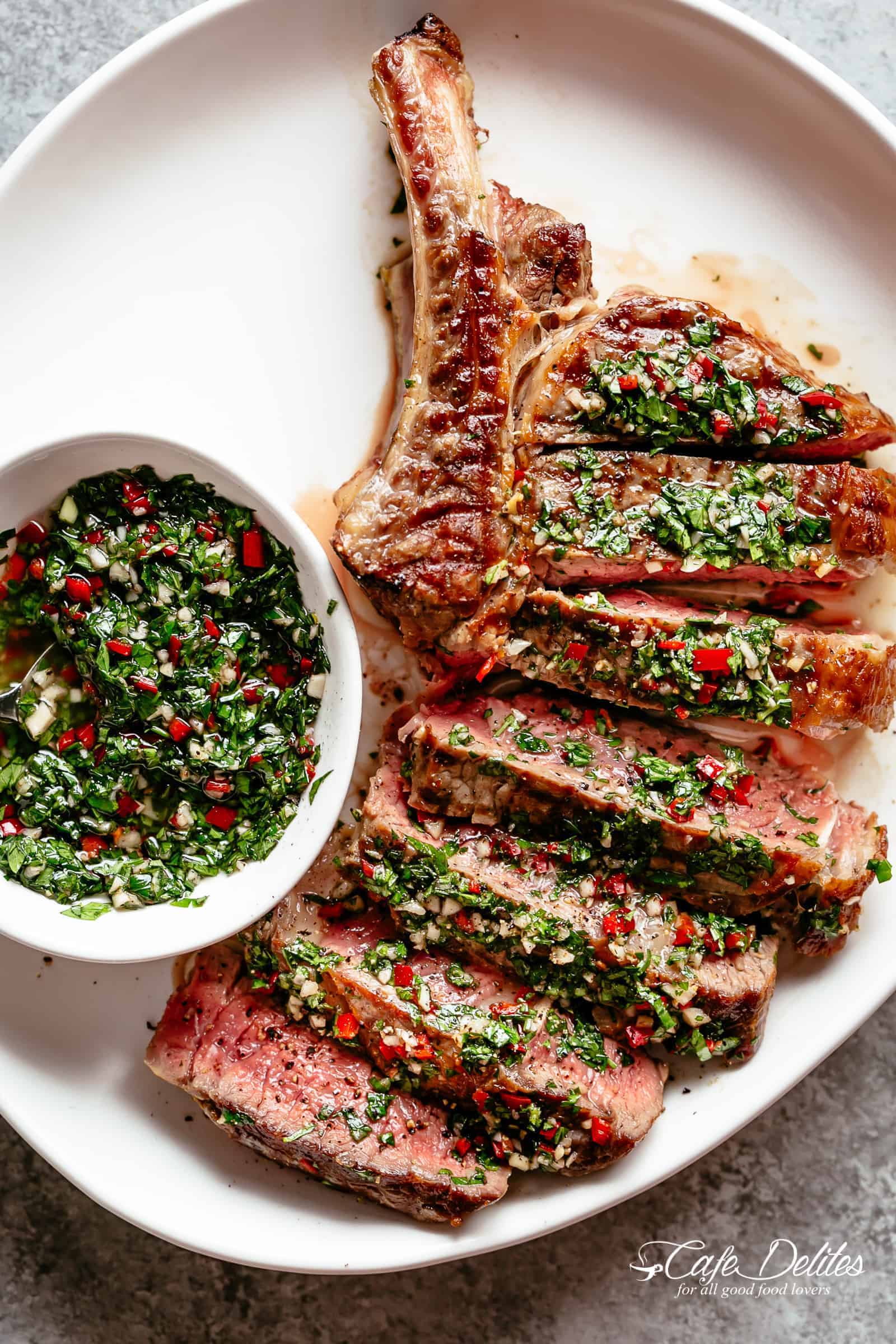 Tender Flank Steak with Chimichurri Sauce