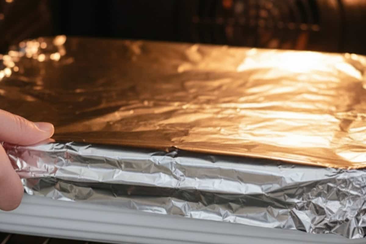 Cover the dish with foil and bake for about 25 minutes.