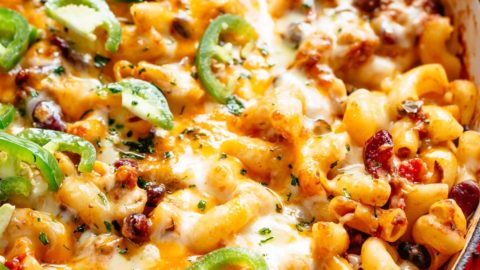 Ground Beef Chili Mac And Cheese