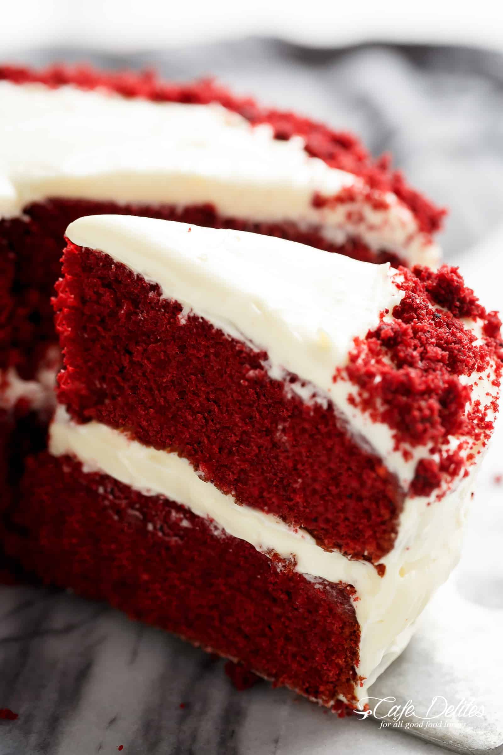 Best Red Velvet Cake - Cafe Delites