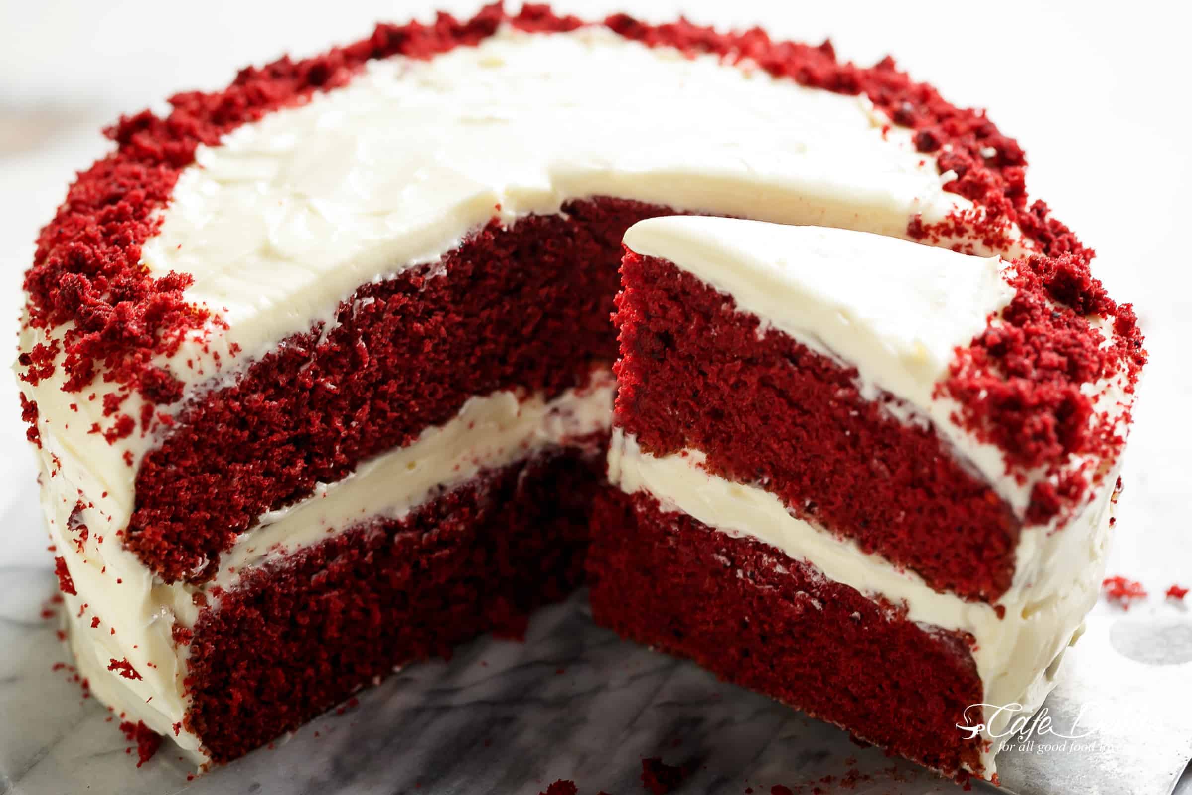 Image result for spiked red velvet cake