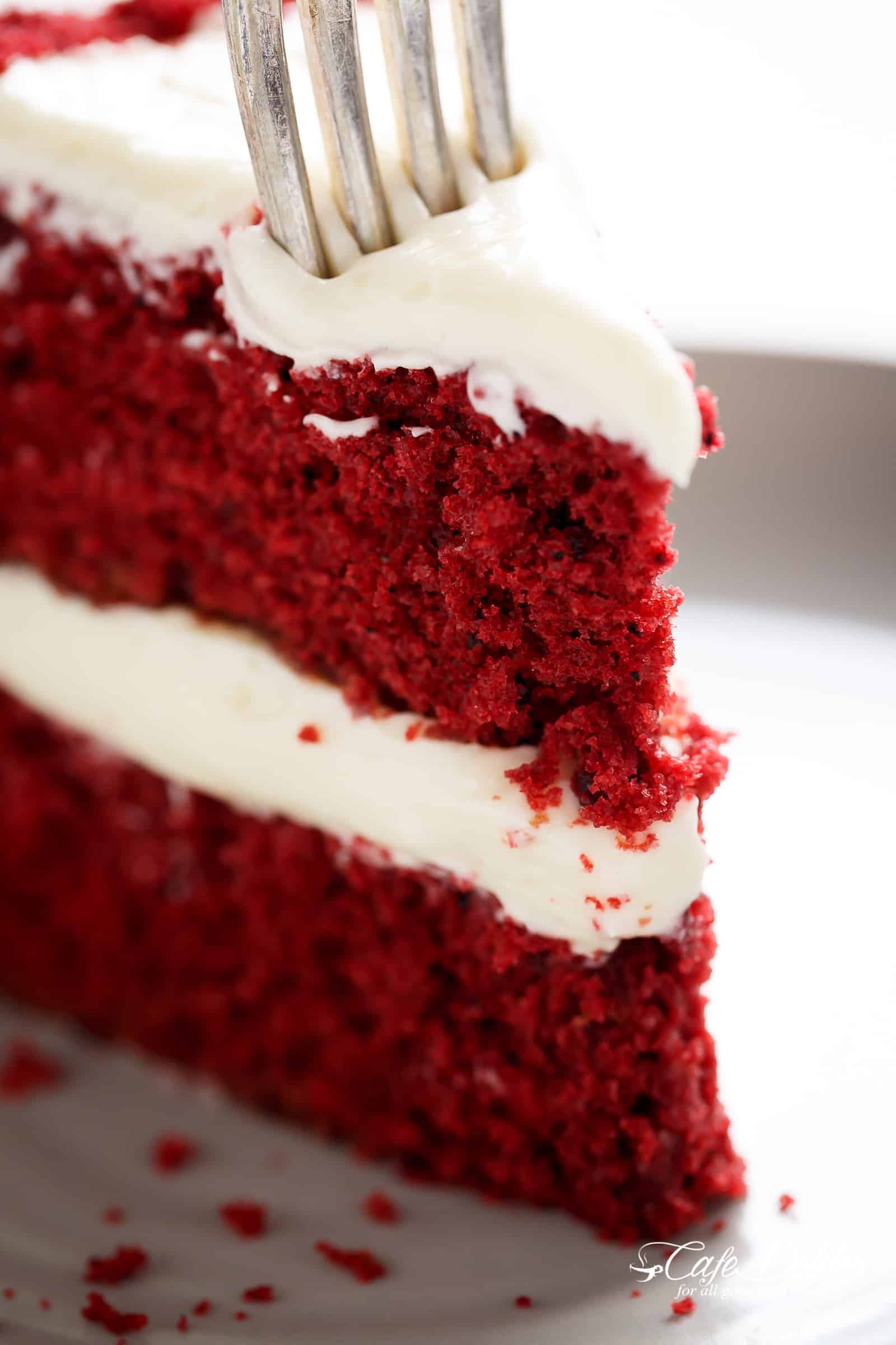 The Best Homemade Red Velvet Cake