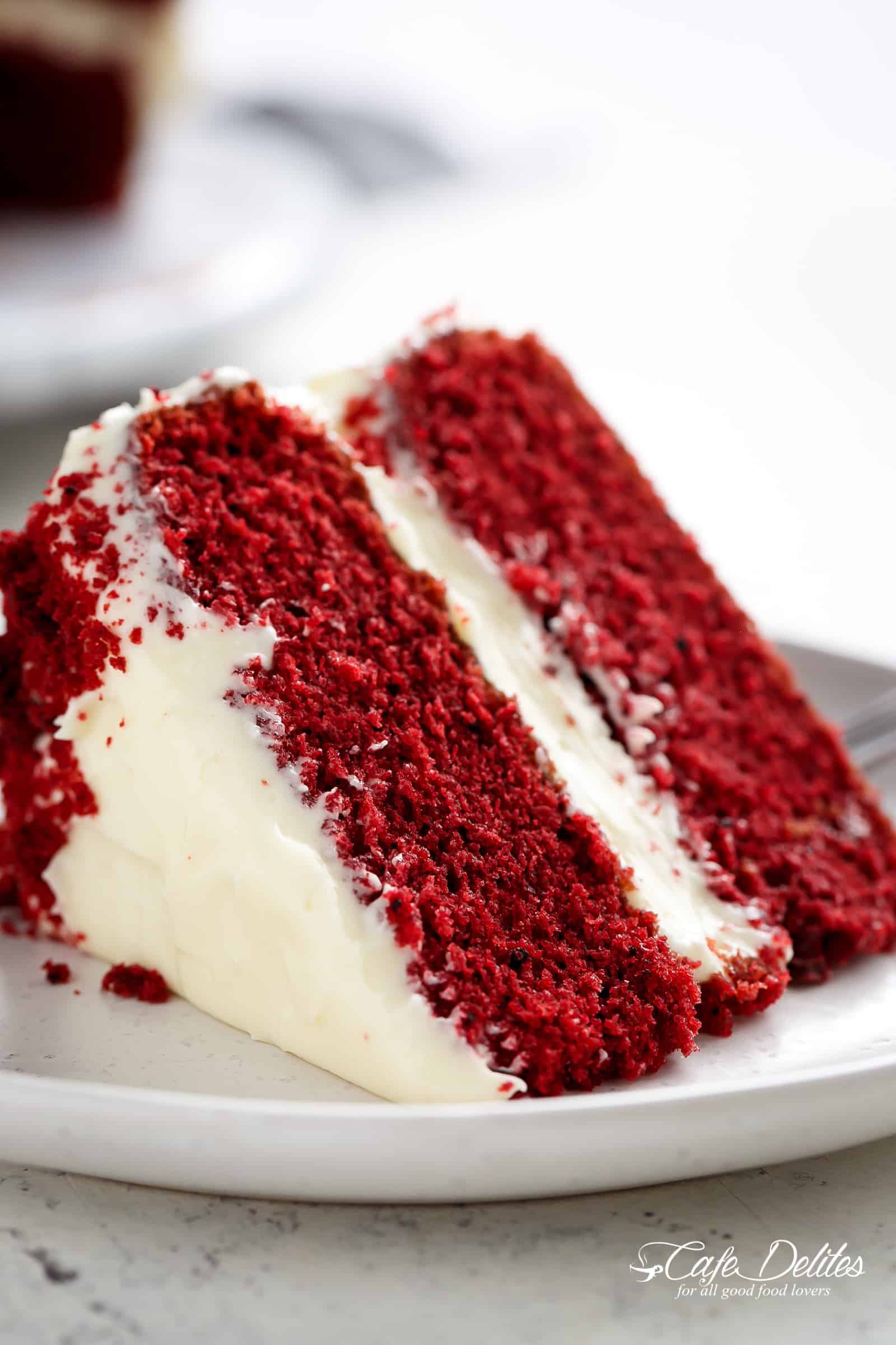 Best Red Velvet Cake - Cafe Delites