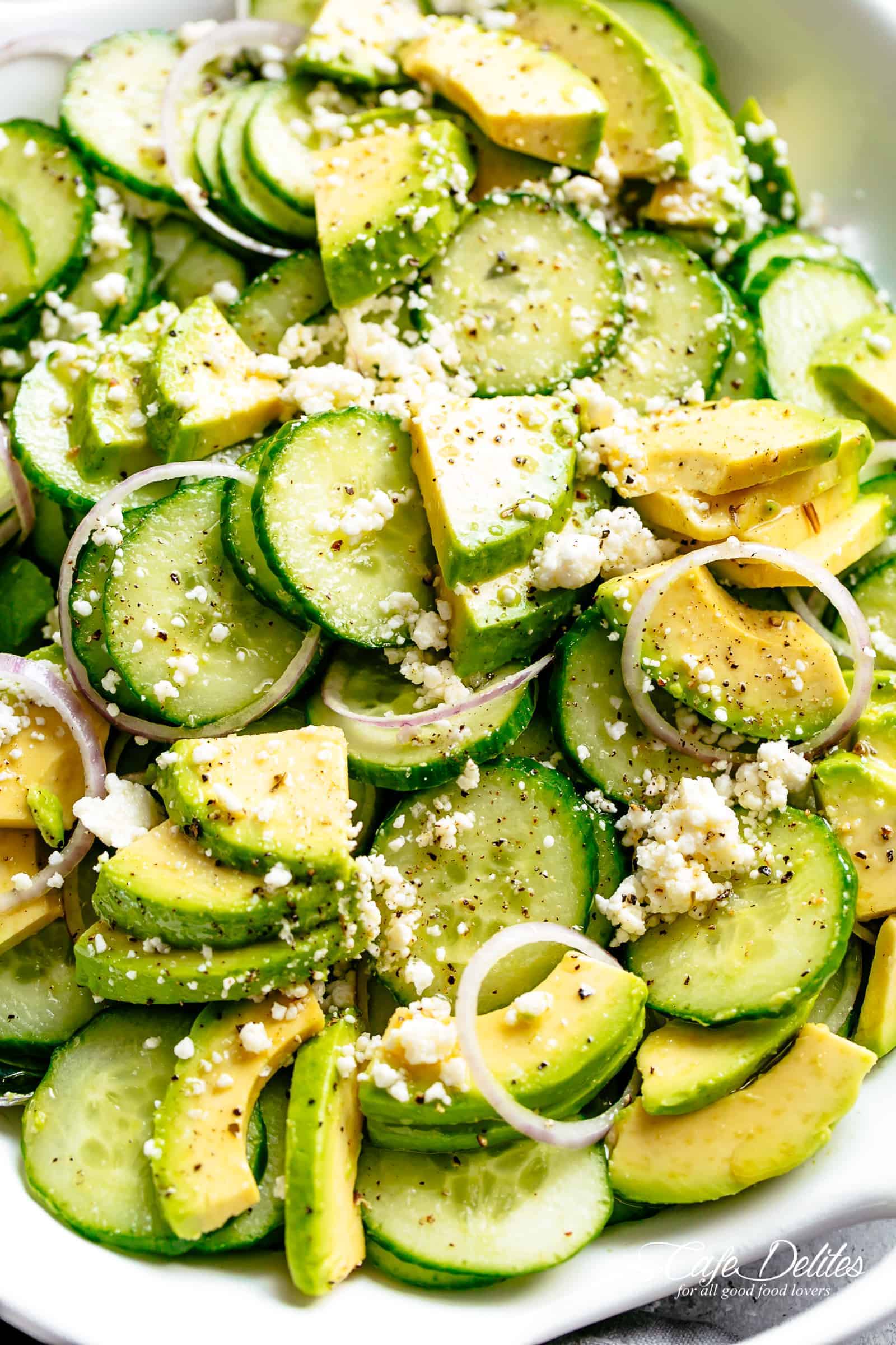 Cucumber Salad | cafedelites.com