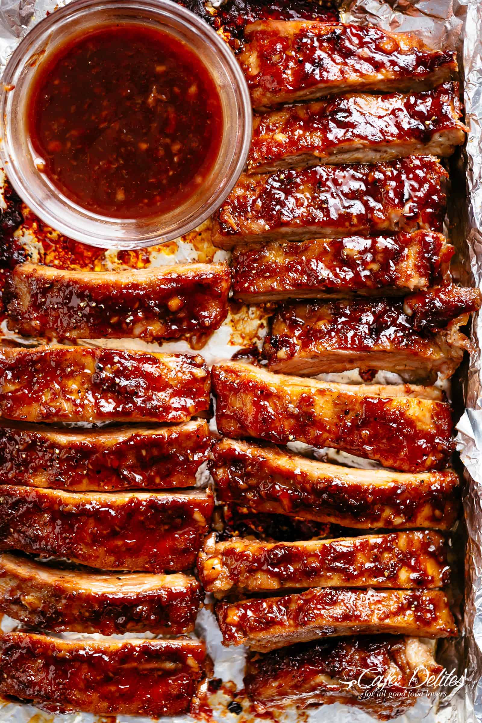 Oven Pork Ribs with Barbecue Sauce