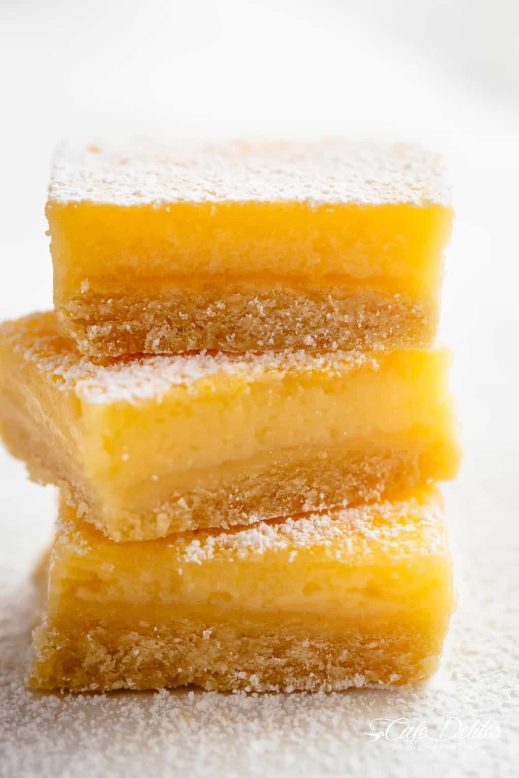 Lemon Bars Cafe Delites