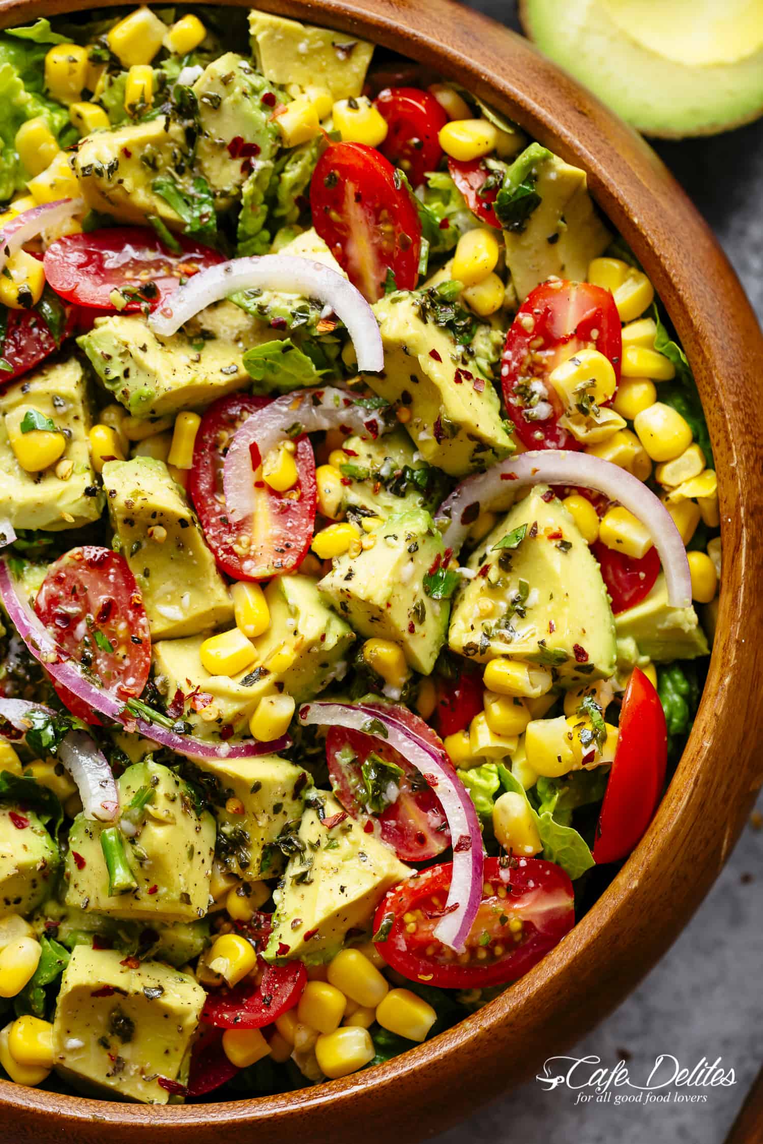 Avocado Corn Salad | cafedelites.com