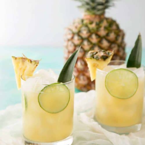 One sip of this tropical Pineapple Rum Punch cocktail and you Pineapple Rum Punch