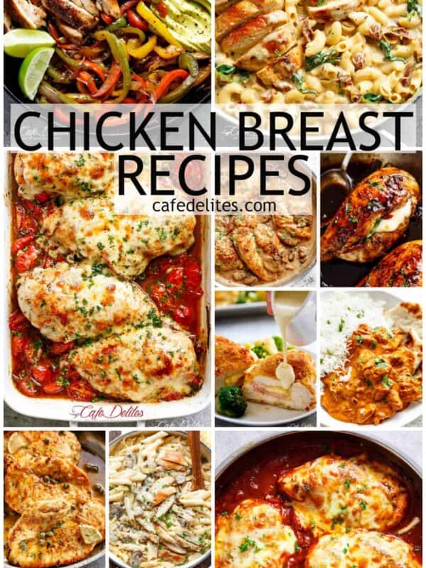 A collage of Chicken Breast Recipes