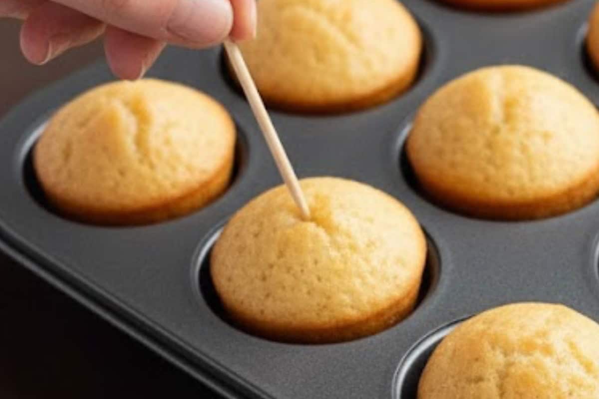 Bake for 10 to 15 minutes or until golden in color and a toothpick inserted in the center comes out clean.