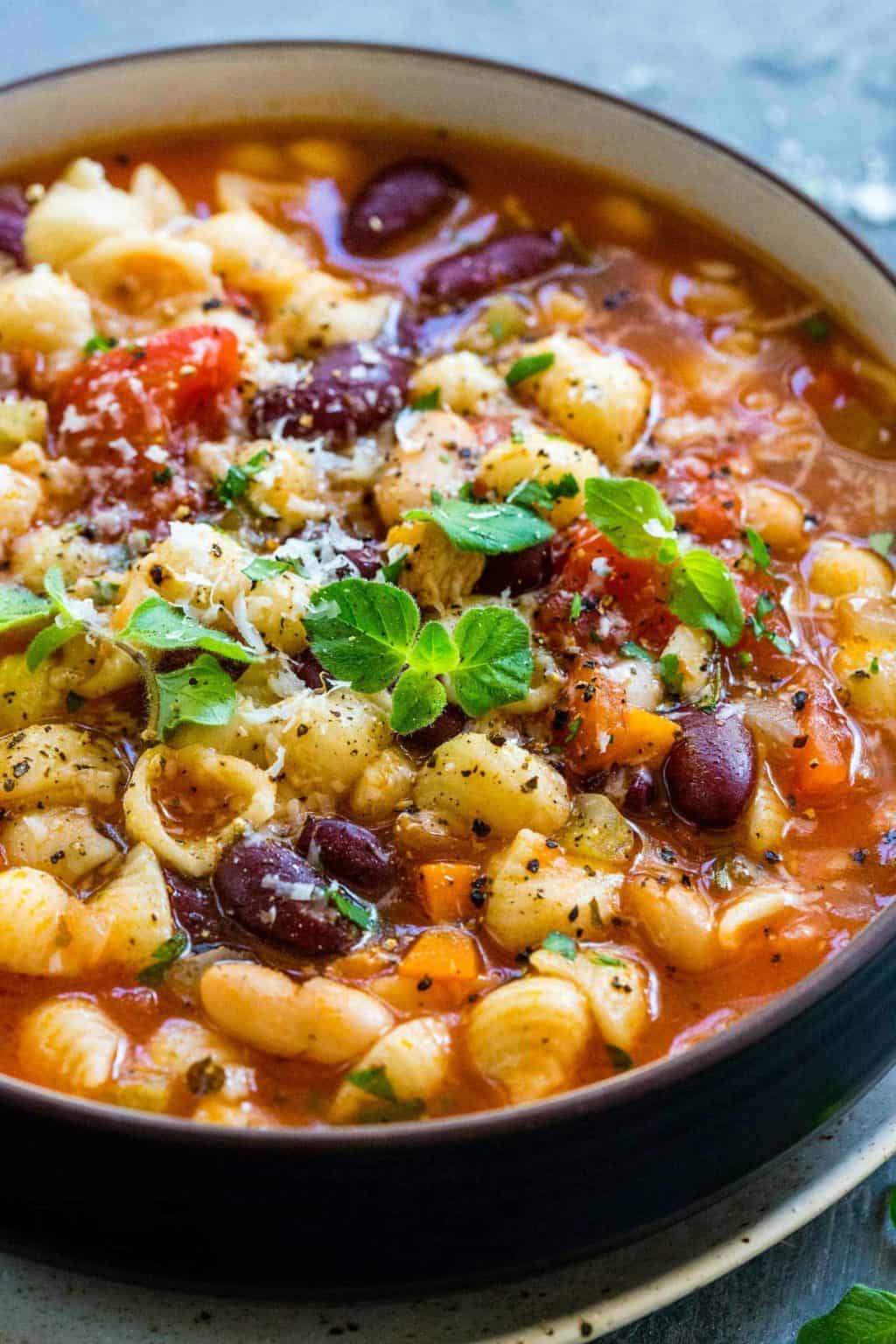 Instant Pot Pasta e Fagioli - Cafe Delites