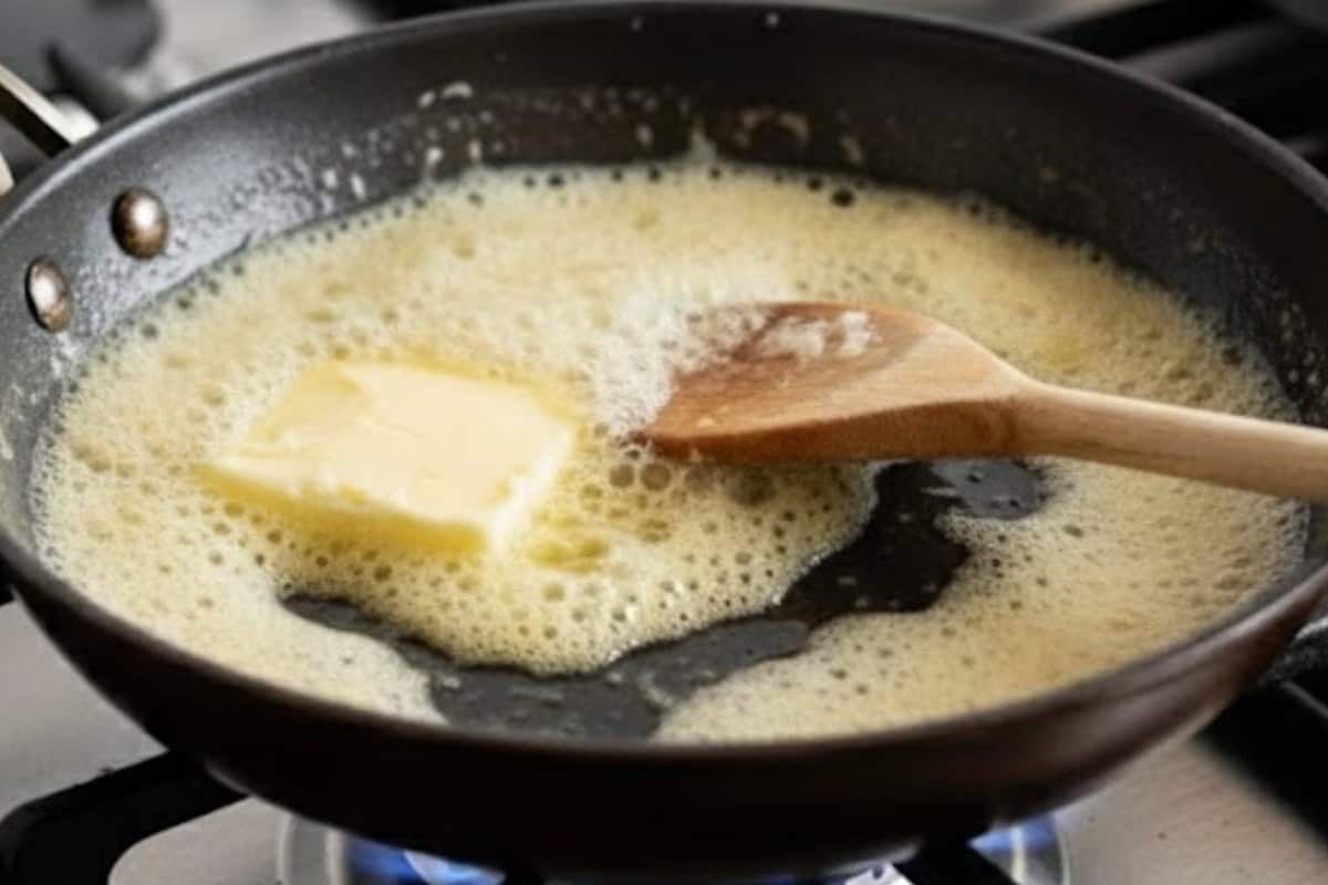 Melt the butter in a small skillet over medium heat