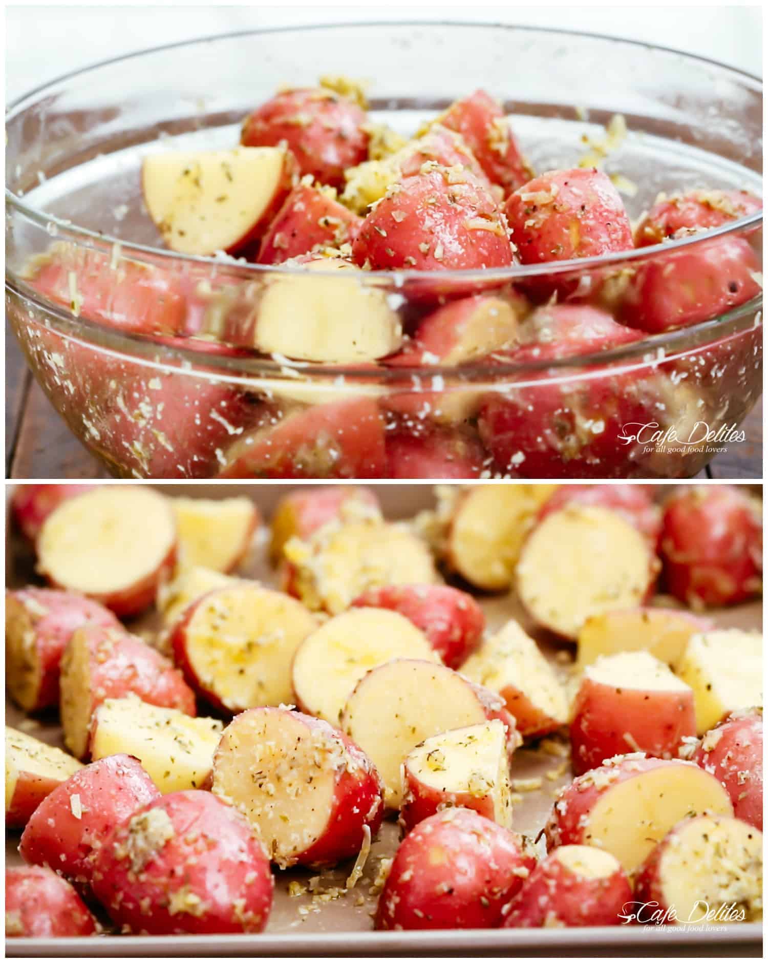 Mini Potatoes with Brown Butter & Herbs