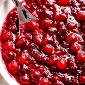 Cranberry Sauce in a bowl