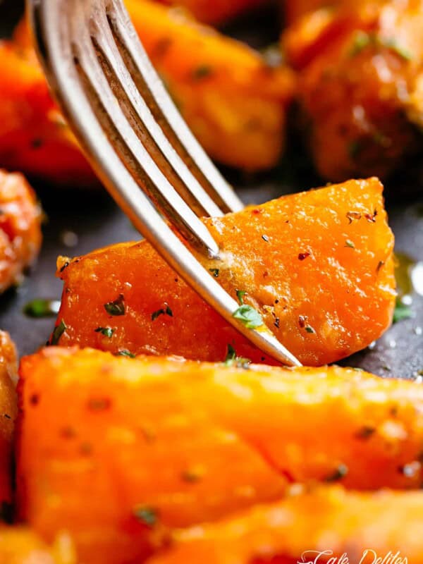 Picking up Roasted Sweet Potatoes