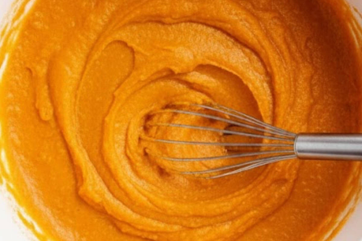 In a large bowl, combine the cooked and peeled sweet potatoes with sugar, milk, melted butter, vanilla, eggs, and salt.