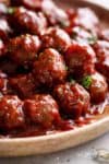 Cocktail Meatballs in Sweet and Sour Sauce | cafedelites.com