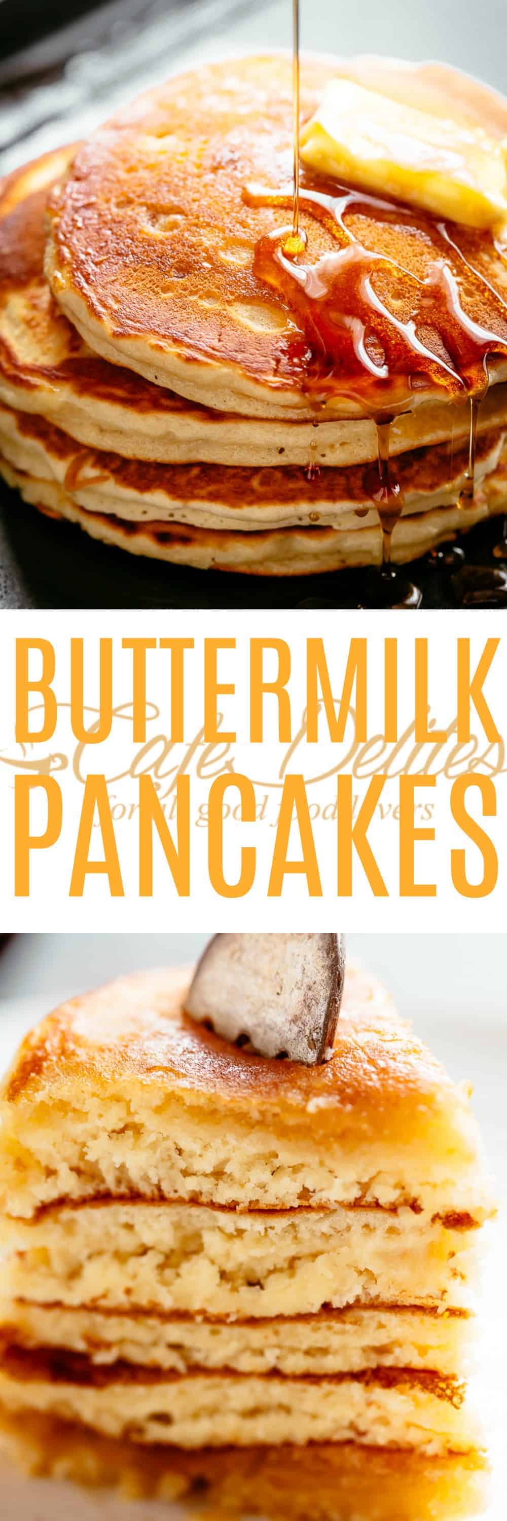 Buttermilk Pancakes Cafe Delites