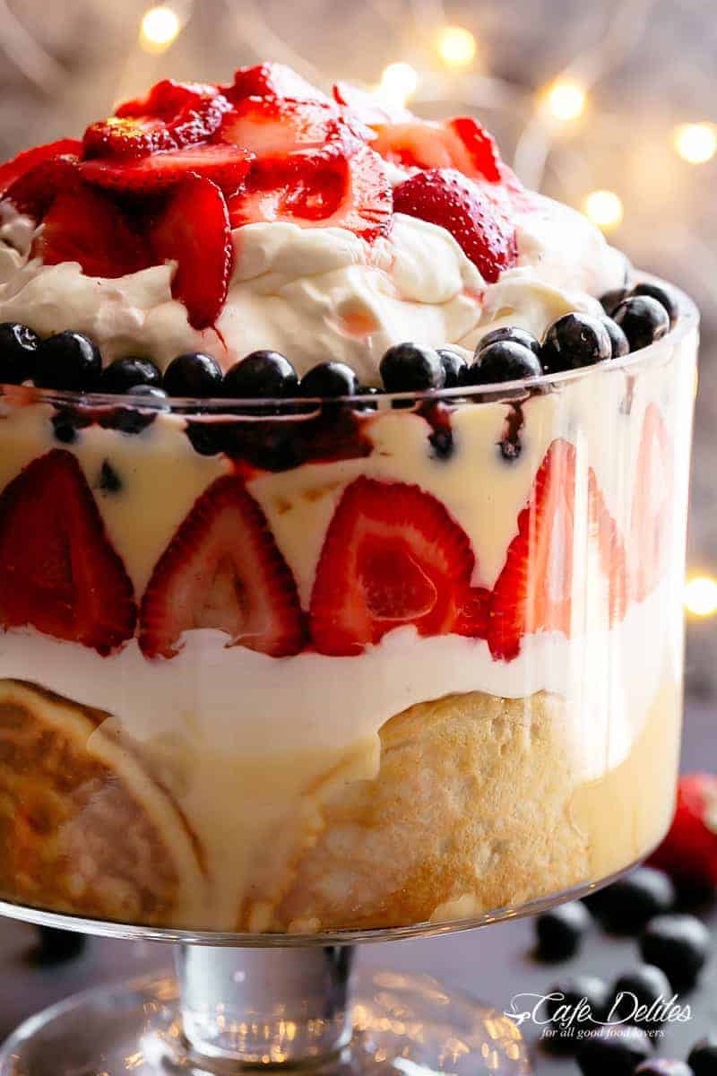 Strawberry Pancake Trifle