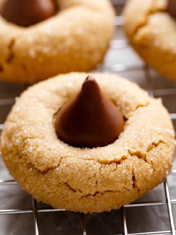 Single piece of Peanut Butter Blossoms