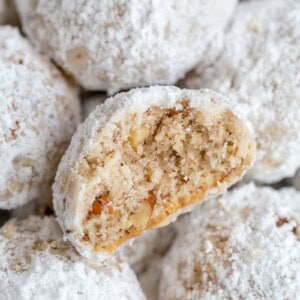 Half Snowball Cookies Mexican Wedding Cookies