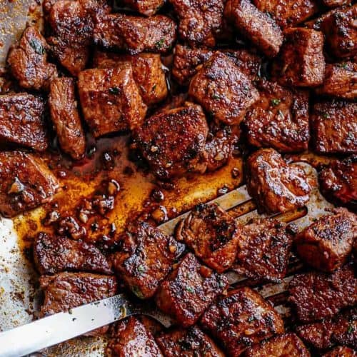 Tender and juicy pan seared Cajun Butter Steak Bites are full flavoured with crispy edges Cajun Butter Steak Bites