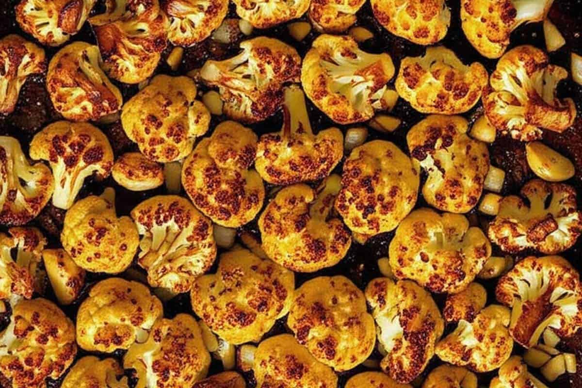 Roasted cauliflower.