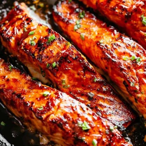 Oven Baked Firecracker Salmon recipe with an incredible sauce is an easy to make dinner in Firecracker Salmon Recipe