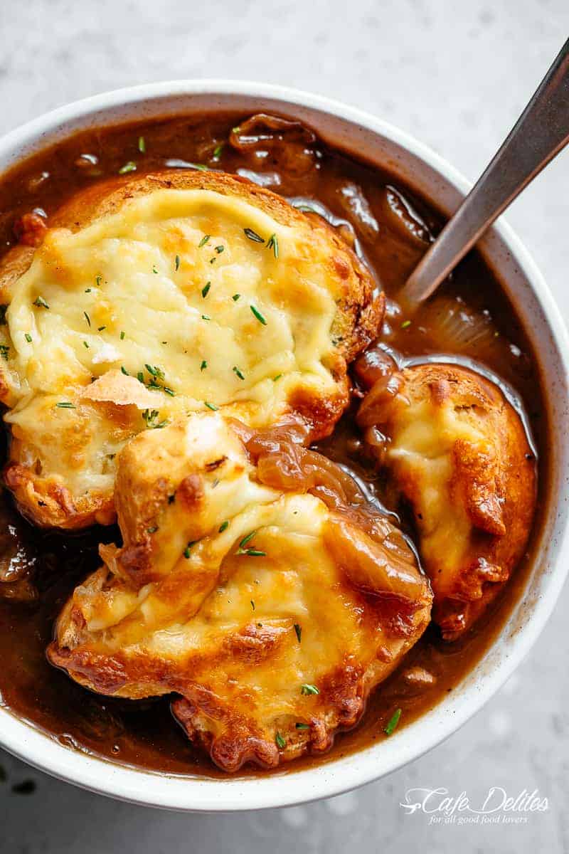 Classic French Onion Soup is one of the most delicious soups in the world French Onion Soup