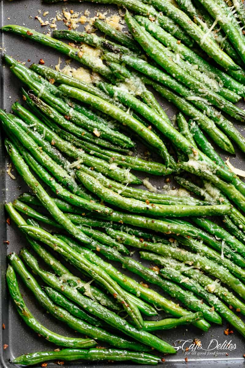 Garlic Green Beans With Parmesan Cafe Delites