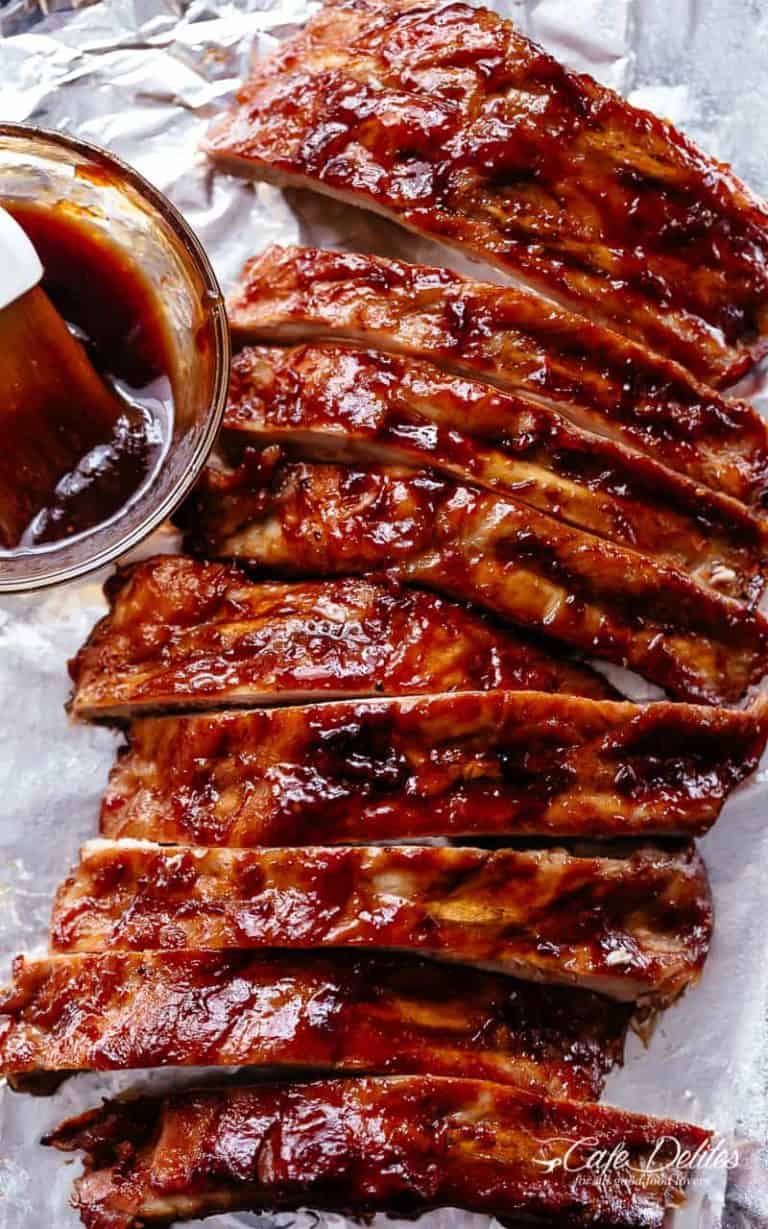 Slow Cooker Barbecue Ribs - Cafe Delites