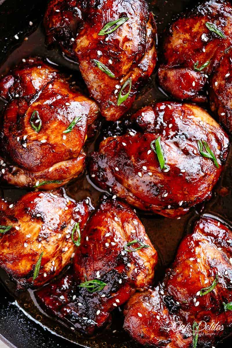 Honey Soy Baked Chicken Thighs