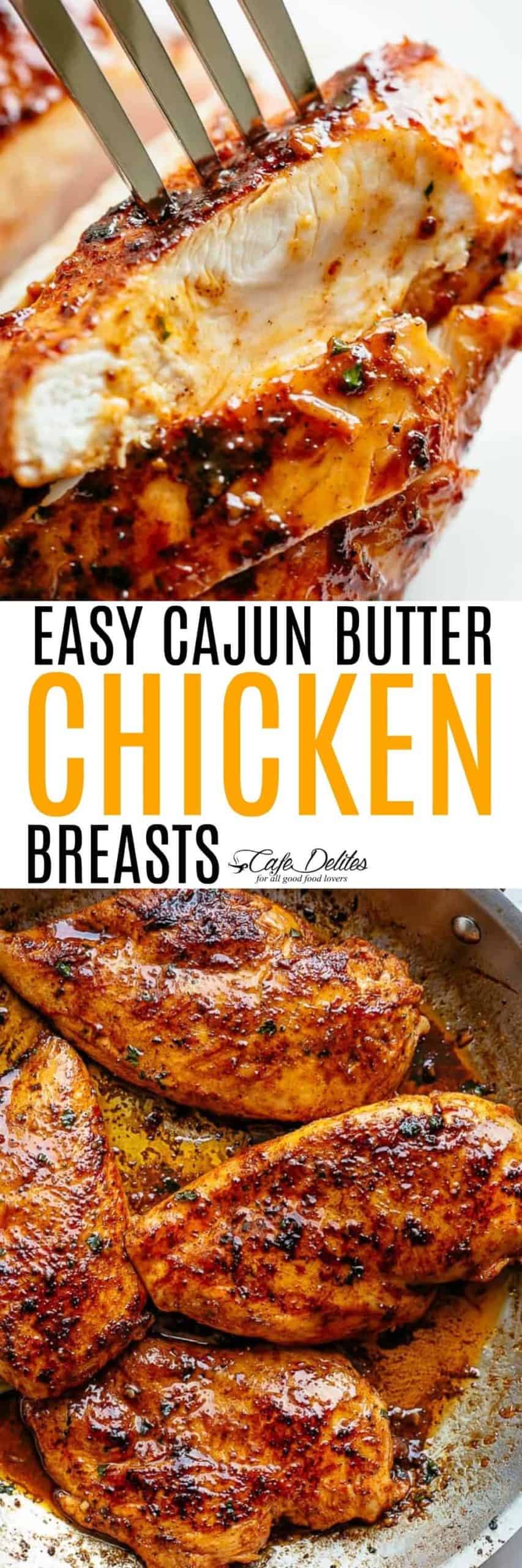 Cajun Butter Chicken Breasts | CAFEDELITES.COM